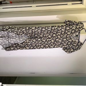 floral high low dress